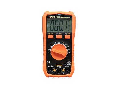 China 6000 Counts Industrial True Rms Multimeter With Temperature Backlight for sale