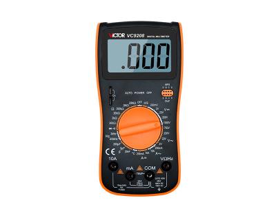 China VC9208 Manual Range Digital Multimeter LCD Display With Backlight for sale