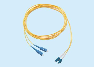China Patch Cord Fiber Optic Connectors Sc / Lc Single Mode 1-100 mt Duplex 3 Mm for sale
