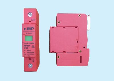 China NPS01-FB40 Uc 385V AC Wall Mount Surge Protector / Whole House Surge Protector for sale