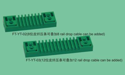 China 8 / 12 Rails Drop Cable Layers , 2 / 4 Core Cable Fixed Plate for sale