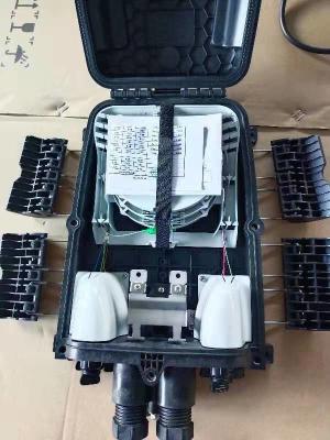 China Pre-connectorized Optical Fiber Cable Distribution Box  GFS-8QX IP68 378*255*116mm 8 pre-connected adapters for sale