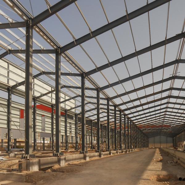 Quality Welded Connection Prefabricated Metal Structures Steel Frame Building OEM for sale