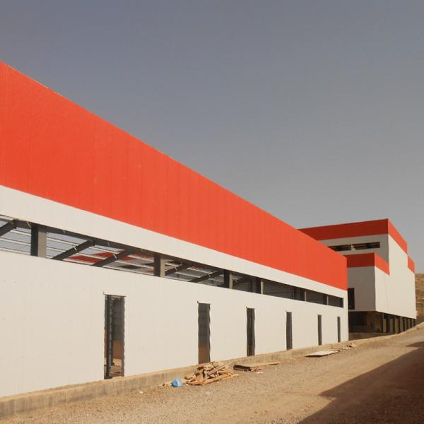 Quality Welded Connection Prefabricated Metal Structures Steel Frame Building OEM for sale