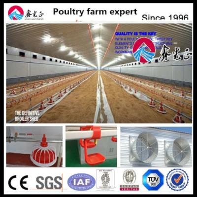 China OEM Standard Poultry House Steel Structure With Sliding Windows for sale