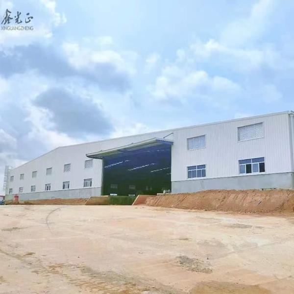 Quality Customized Construction Prefabricated Steel Structure Warehouse With Fire-Proof Panel for sale