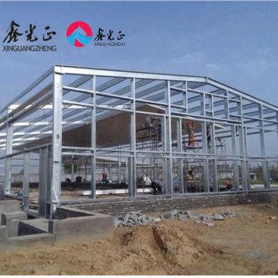 Chine Chambre de ferme de bétail préfabriquée section H Isolation en PVC en acier à vendre