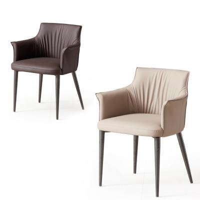China Cadeira de couro de silicone ErgoFlex, cadeiras de jantar italianas adaptáveis. à venda