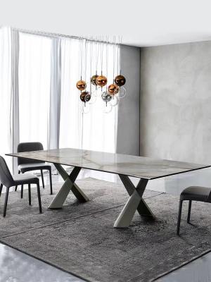 China Homelegance Marie Louise Expandable Trestle Dining Table Unique Dining Room Table for sale
