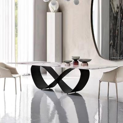China Esstische Möbel Luxus langes Esstisch für große Familie Esstische Tisch Set zu verkaufen