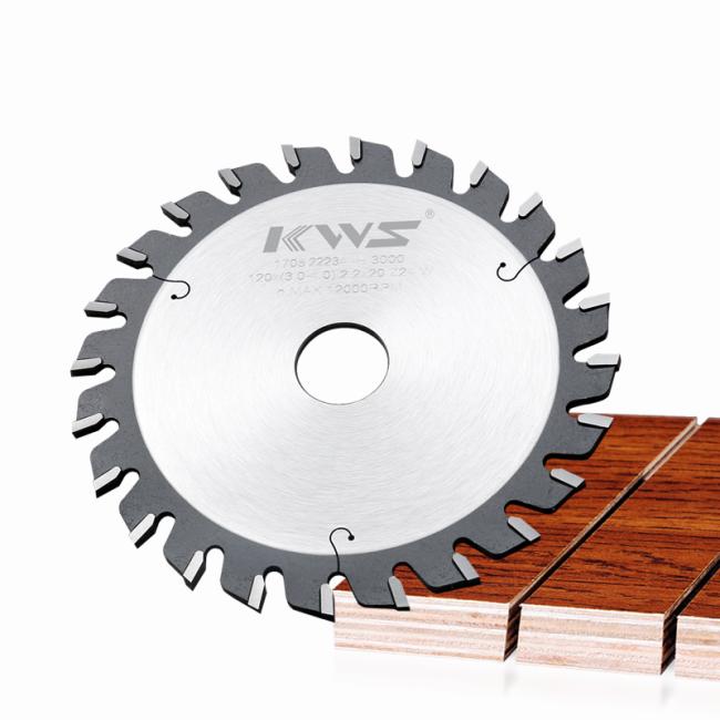 Kws Tct Conical Scoring Saw Blade for Cutting Laminated Panels Fireproof Materials