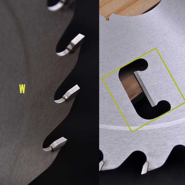 Kws Tct Woodworking Blade Multiripping Saw Blade with Rakers