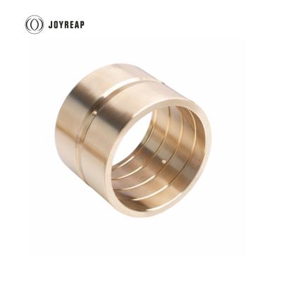 China CuSn12 Solid Bronze Bearing Flanged Cooper Alloy Sliding Bushing for sale