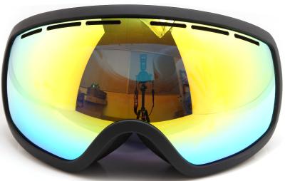 China Ladies Adult Ski Goggles For Glasses Wearers TPU Frameless Flexible Customized Color for sale
