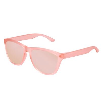 China Pink Color Lifestyle Sunglasses Fancy With Integrated Injection Nose Pads for sale