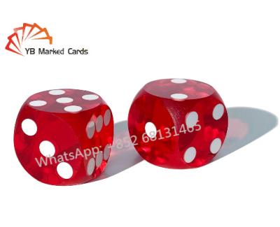 China Concealable Code Mercury Loaded Dice Casino Games Loaded 6 Sided Dice for sale