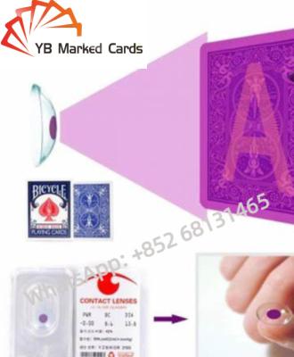 中国 6mmの精密紫外線隠顕インキのコンタクト レンズは4mm印のついたカードを 販売のため