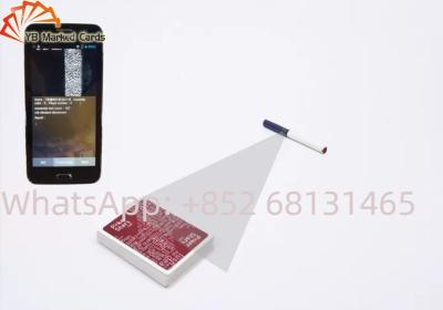 China Cámara invisible de papel de engaño del cigarrillo del dispositivo del póker blanco en venta