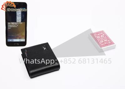 China Analisador de couro de engano do pôquer da câmera da carteira do dispositivo do pôquer dobrável à venda