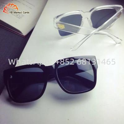 China Scanning Cheating Cards Contact Lens Luminous Ink Poker Player Sunglasses for sale