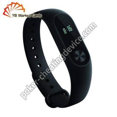 China Fashionable Smart Watch Bracelet Poker Cheating Camera 60cm Scanning Distance for sale