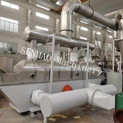 China Sour Plum Fluid Bed Dryer Machine Crystal Particle Vibrating Fluidized Bed for sale
