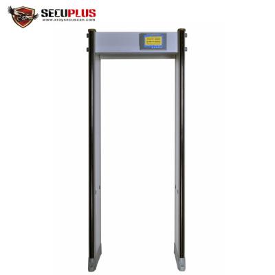 China Detector de metais ajustável do quadro de porta da sensibilidade, Achway detector de metais completo do quadro de porta do corpo da exposição do LCD de 7 polegadas à venda