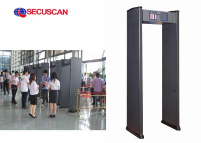 China Sound and light Alarm Professional Walk Through Metal Detector for Security Inspection Embassies for sale