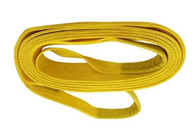 China 3 Ton Double Eye Polyester Flat Webbing Sling For Lashing for sale