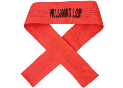 China Heavy Duty 5000KG Polyester Endless Webbing Sling for sale