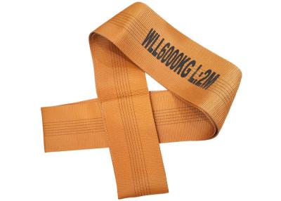 China High Tenacity 180mm Width 6 Ton Flat Polyester Woven Webbing Sling for sale