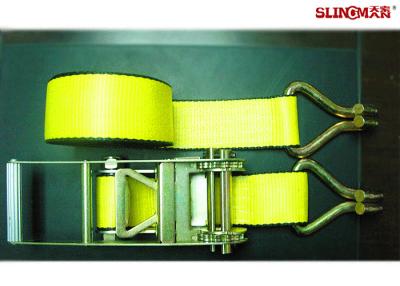 China 5000 LBS Heavy Duty Trailer Straps 4 Inch 30 Feets Easy To Use With Wire Hook for sale