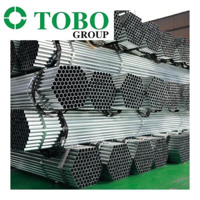 Chine ASTM A53 schedule 40 bs1387 greenhouse ms pre zinc coated round steel tube pipe for construction à vendre