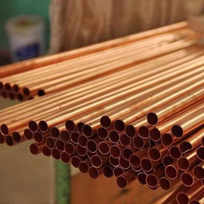 China DIN 86019 CuNi10Fe1.6Mn Copper Nickel Alloy Pipe Seamless Round Polished Copper Pipes for sale