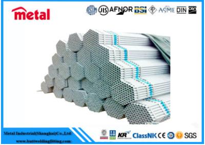 China High / Low Pressure Galvanized Metal Tubing , Round Welding Galvanized Pipe for sale