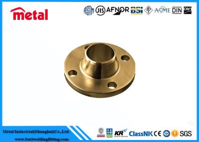 China Weldable Round Copper Nickel Pipe Fittings Copper Pipe Flange Thick Wall for sale