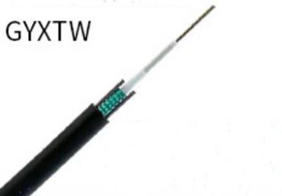 China Aerial 8 Core Fiber Optic Cable Single Mode GYXTW Armored Optical Cable for sale