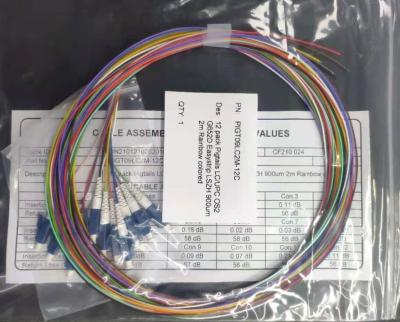 China L2M Optical Fiber Pigtail, material da trança LSZH do Lc Upc à venda