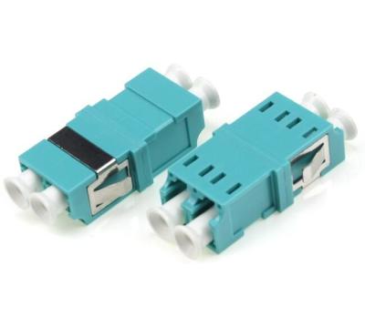 China OM3 Fiber Optic Adapters , Lc To Lc Fiber Coupler plastic housing for sale