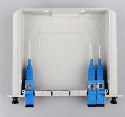 China HYL Fibre Optic Splitter Box , 1x2 Fiber Splitter With Low Insertion Loss for sale