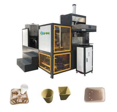 China Maquinaria para moldear pasta de papel de 25 kW Maquinaria para embalaje de pasta de papel moldeada con bagaje en venta