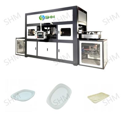 Chine Machine automatique de fabrication de plaques et de bols de papier biodégradable pour ustensiles de table à vendre