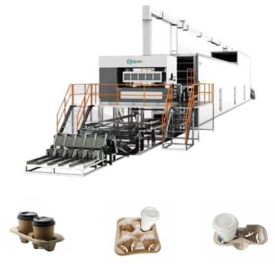 China Paper Coffee Cup Maker Fully Automatic Cup Tray Forming Machine for sale