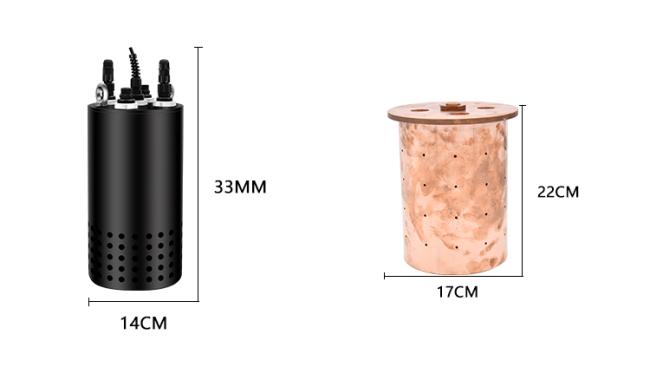 The size of the sensor cylinder of the buoy-type water quality monitoring systemoring system