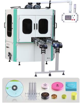 China 2 Station 50pcs/Min Automatic Screen Printing Equipment 100x100mm For Cap for sale