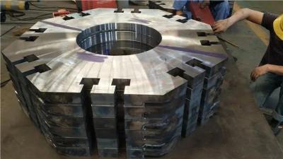 China SGS Certificcate Steel Square Post Base Plate 10mm Hot Dipped for sale