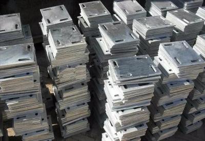 China OEM Stainless Steel Base Plate Powder Coated Steel Plate Embedded Parts for sale