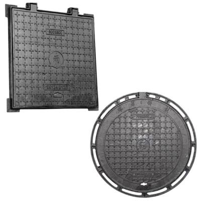 China B125 C250 D400 Ductile Iron Access Covers And Frame en venta