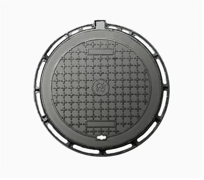 China EN1433 Anti-theft asphalt ductile iron manhole cover can be customized according to drawings en venta