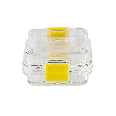 China Clear Dental Plastic Membrane Boxes Portable For Denture Storage for sale